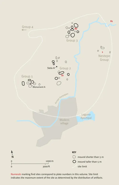 Site plan of Tres Zapotes